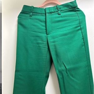 Green wool banana republic dress pants